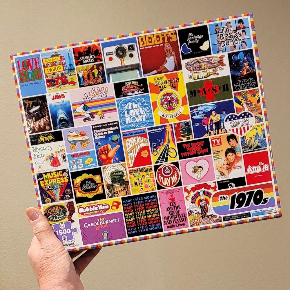 The 1970's by Re-Marks JIGSAW PUZZLE 1500 pieces